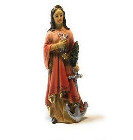 WJ Hirten 4" Statue with Prayer Card St. Philomena