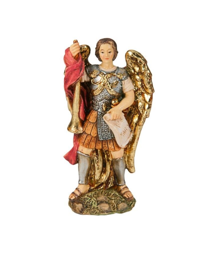 WJ Hirten 4" Statue with Prayer Card St. Gabriel