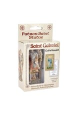 WJ Hirten 4" Statue with Prayer Card St. Gabriel