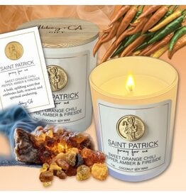 Cathedral Art St. Patrick - Sweet Orange Chili Pepper, Amber, Fireside Candle