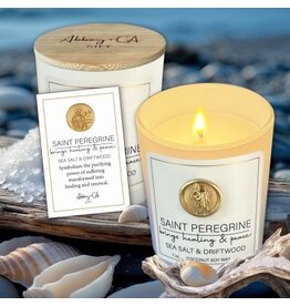 Cathedral Art St. Peregrine - Seasalt and Driftwood Candle