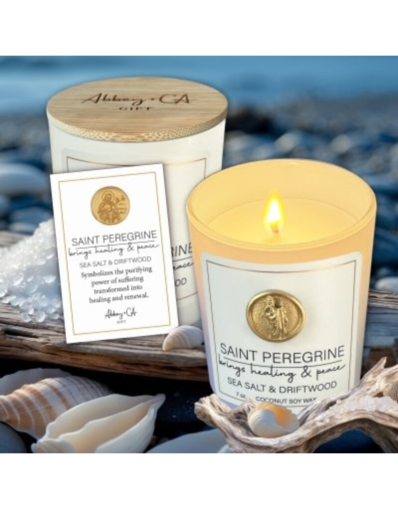 Cathedral Art St. Peregrine - Seasalt and Driftwood Candle