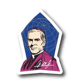Sock Religious Official Beatification of Fulton Sheen Sticker