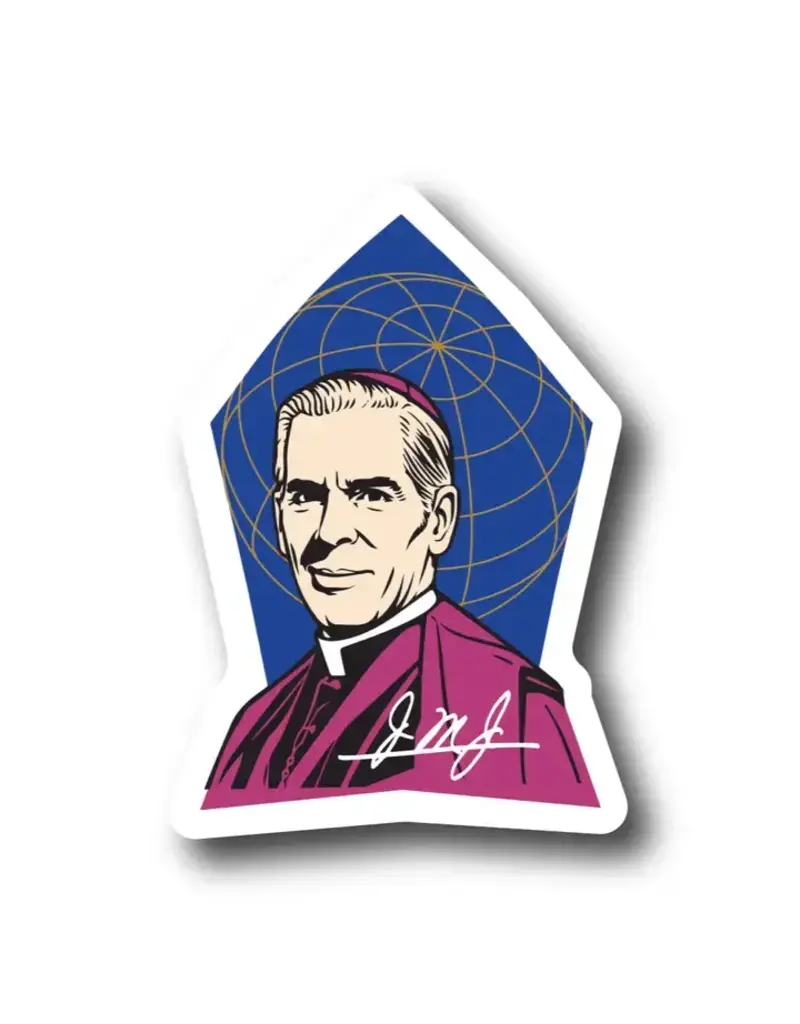 Sock Religious Official Beatification of Fulton Sheen Sticker
