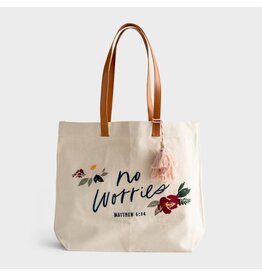 Faire Canvas Tote-Studio 71-No Worries (11.5" X 18.5")