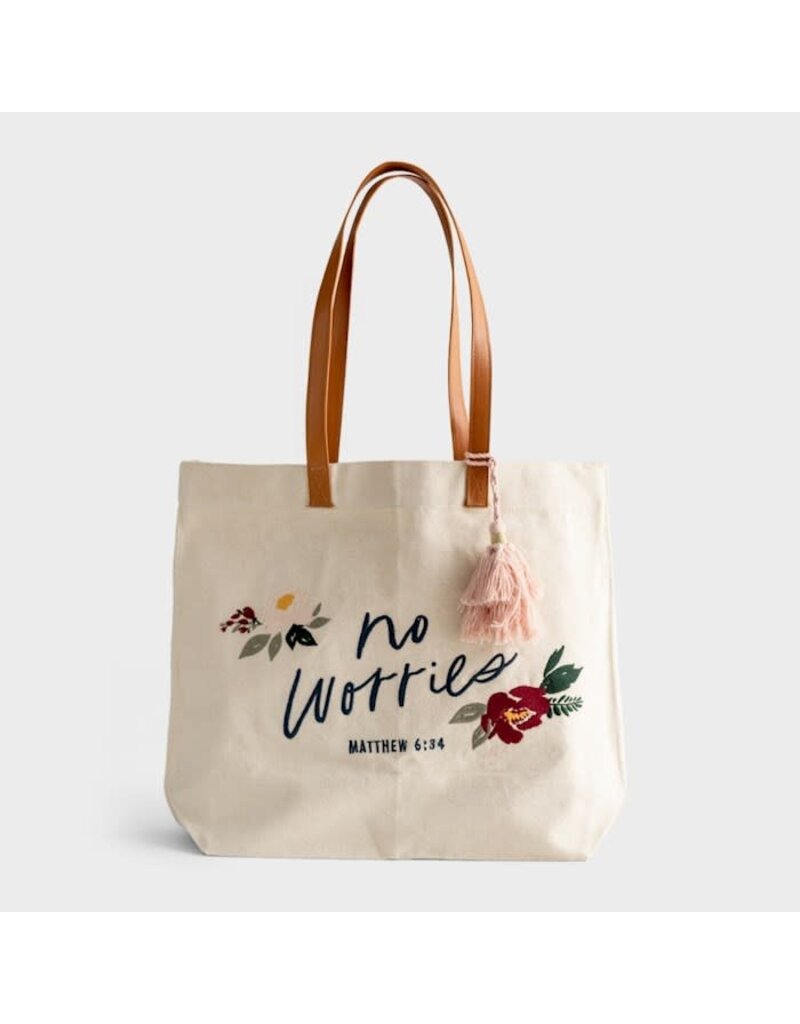 Faire Canvas Tote-Studio 71-No Worries (11.5" X 18.5")