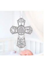GANZ USA LLC Ornament-Crib-Cross (White) (2 7/8" X 4")