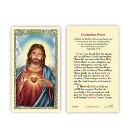 Ambrosiana Sacred Heart Vocation Prayer Laminated Holy Card