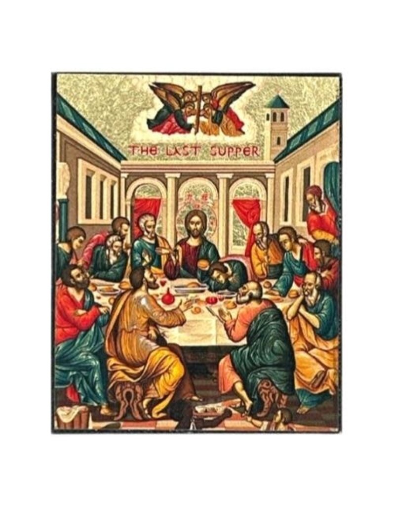 The Last Supper Silk Screen Icon Magnet