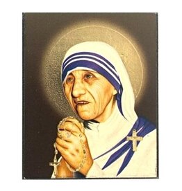 Mother Teresa Silk Screen Icon Magnet