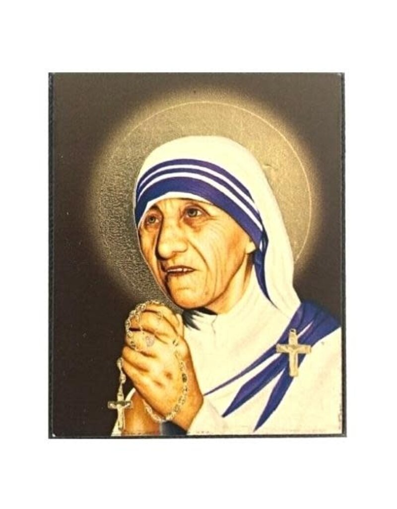 Mother Teresa Silk Screen Icon Magnet