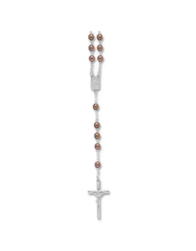 Abbey & CA Gift Brown Rosary Beads