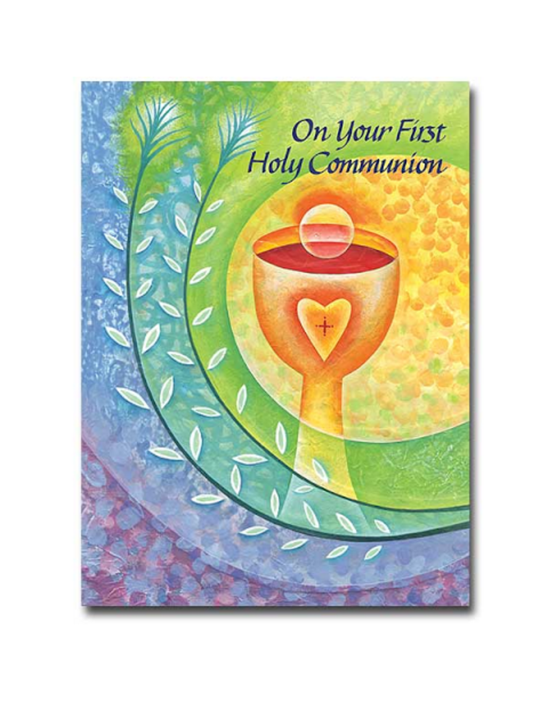 Altar + Home On Your First Holy Communion Card