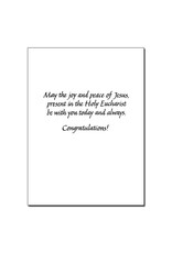 Altar + Home On Your First Holy Communion Card