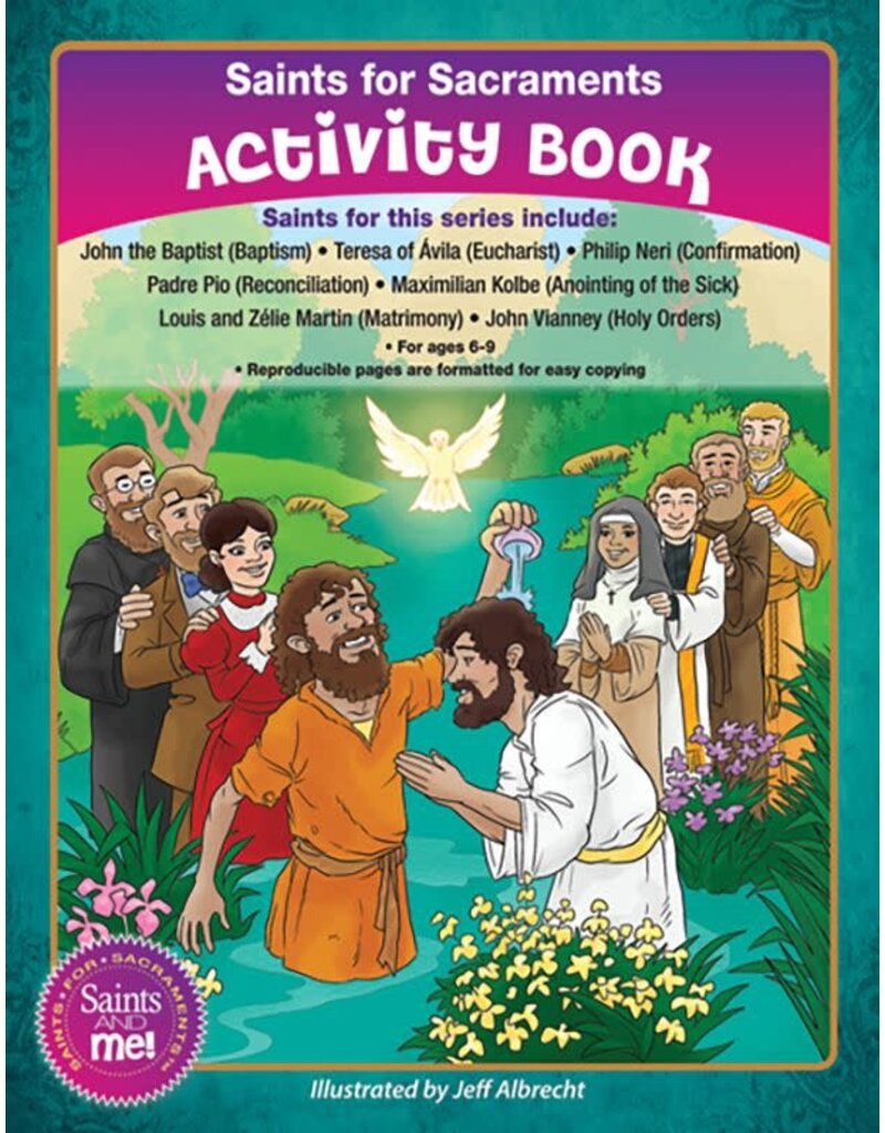 Liguori Publications Saints For Sacraments Activity Books