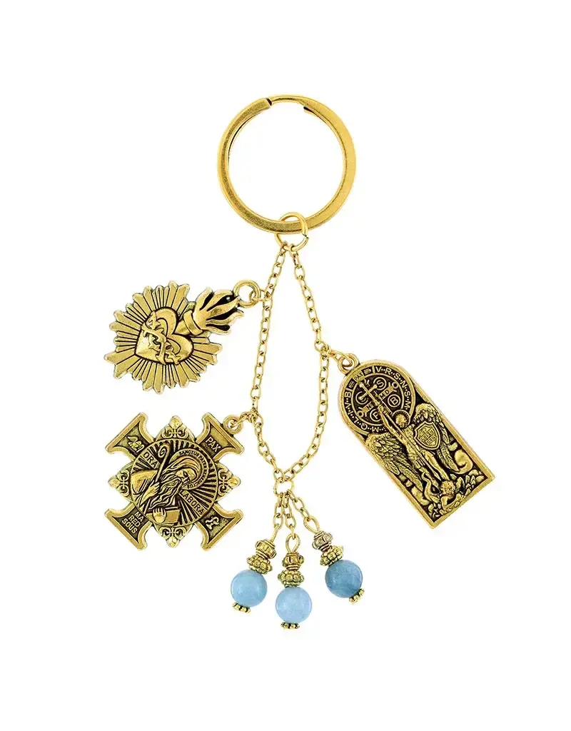 Creed Saint Michael Adoration Keychain
