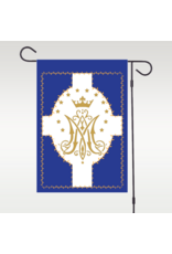May – The Blessed Mother Mary Garden Flag