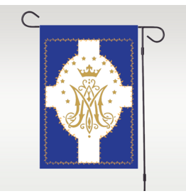 May – The Blessed Mother Mary Garden Flag