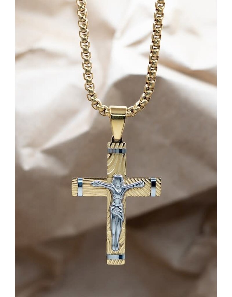 Eden Merry - Crucifixion Cross Gold