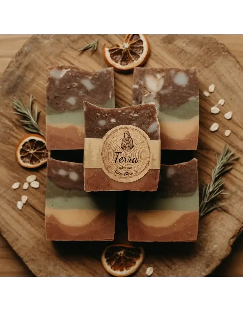 Sister Clare Co. Tallow Soap Bars: Terra