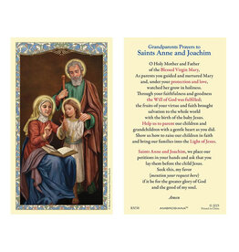 Christian Brands Saints Anne & Joachim Holy Card
