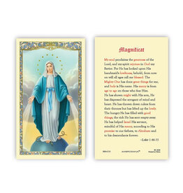 Ambrosiana Our Lady of Grace Magnificat Laminated Holy Card
