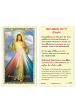 Ambrosiana Divine Mercy Laminated Holy Card