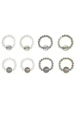 Roman, Inc Assorted Miraculous Medal & St. Benedict Stretch Rings