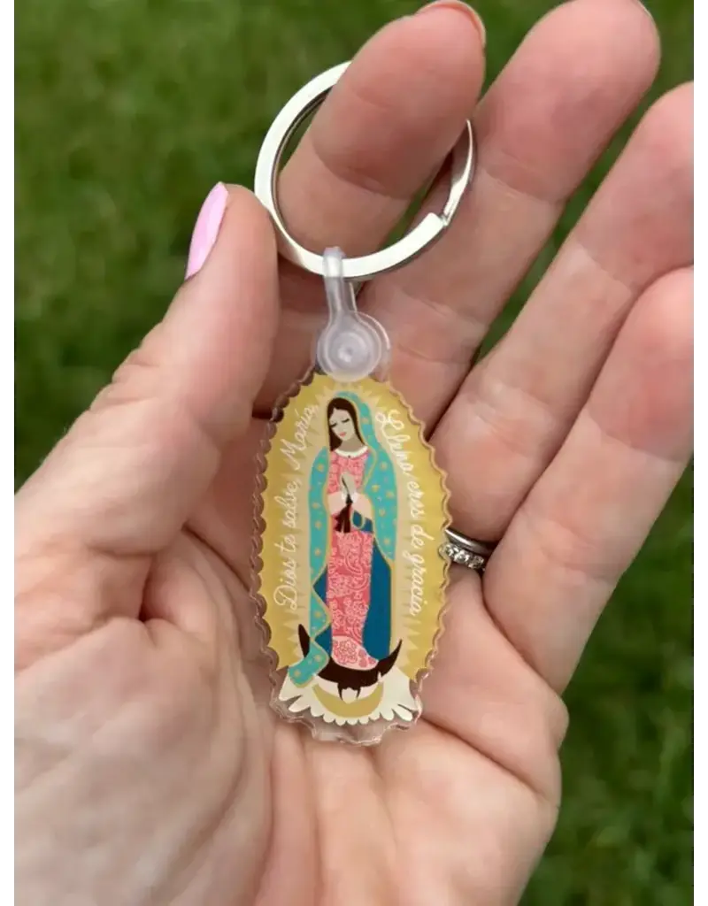 Be Still Prayer Space Our Lady of Guadalupe Keychain | Be Still Prayer Space