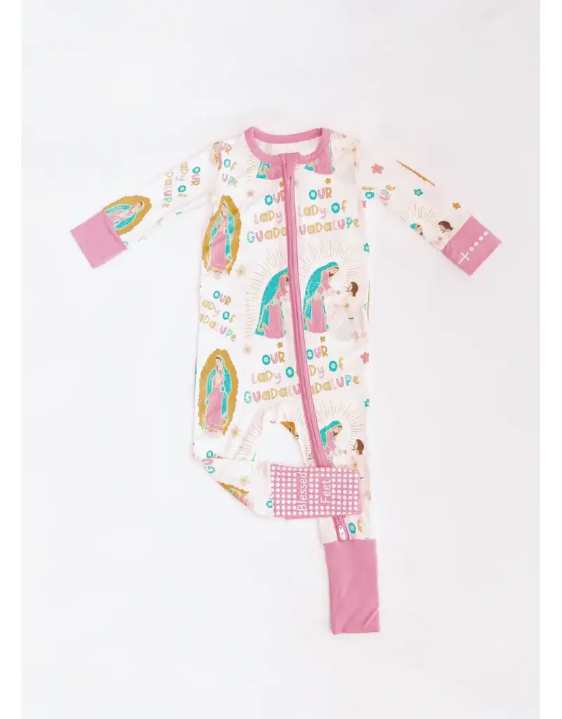 Our Lady of Guadalupe Footie Baby Pajamas (6-12 months)
