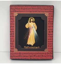 Divine Mercy Silk Screen Icon Magnet