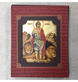 Saint Daniel Silk Screen Icon Magnet