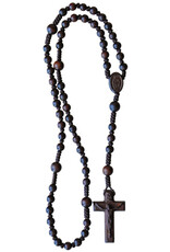Sine Cera Dark Jujube Wood Rosary (6mm Our Father)