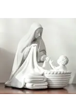 The Little Rose Shop Hidden Moments Collection: Laundry with Jesus Catholic Mary Statue