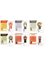 Meyer Market Designs Assorted A to Z Saint Cards (Alphabet)