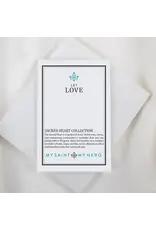 My Saint My Hero Let Love:  Sacred Heart Bracelet - Gold