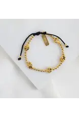 My Saint My Hero Let Love:  Sacred Heart Bracelet - Gold