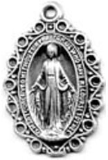 Wallace Brothers Manufacturing Sterling Silver Fancy ​Miraculous Medal