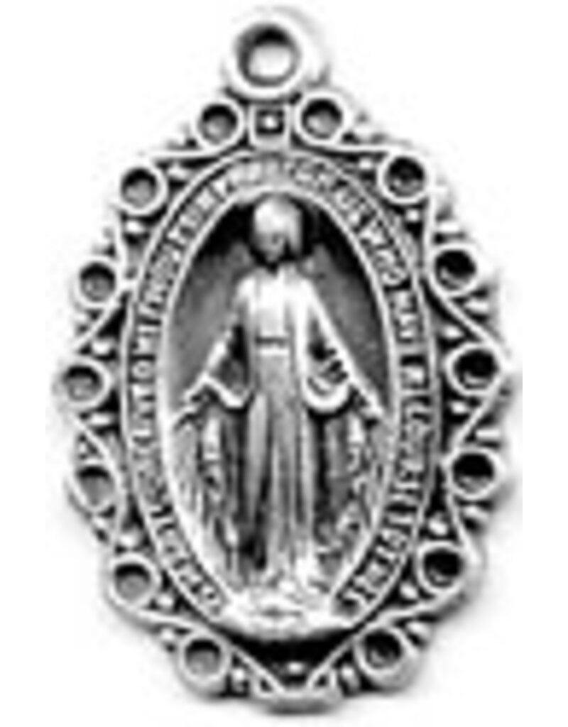 Wallace Brothers Manufacturing Sterling Silver Fancy ​Miraculous Medal