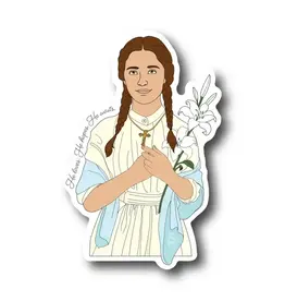 Sock Religious St. Maria Goretti Sticker