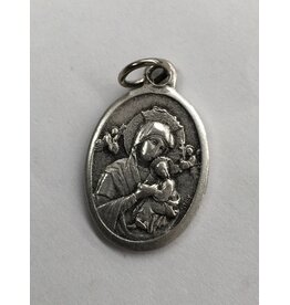 Lumen Mundi Our Lady of Perpetual Help Oxidized Medal