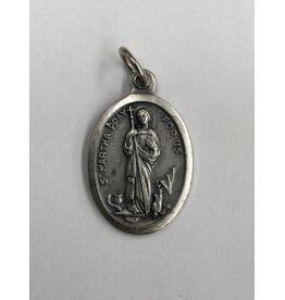 Lumen Mundi St. Martha Oxidized Medal