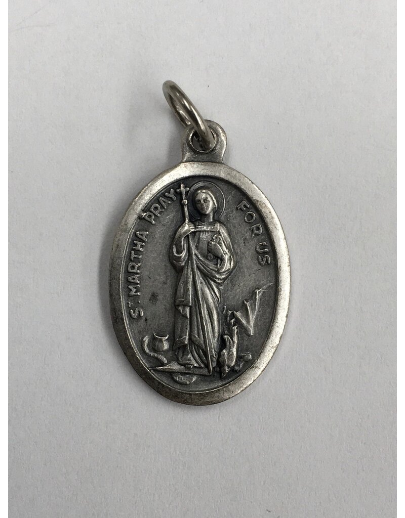 Lumen Mundi St. Martha Oxidized Medal