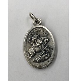 Lumen Mundi St. George / St. Patrick Oxidized Medal