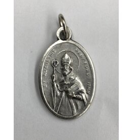Lumen Mundi St. Augustine Oxidized Medal
