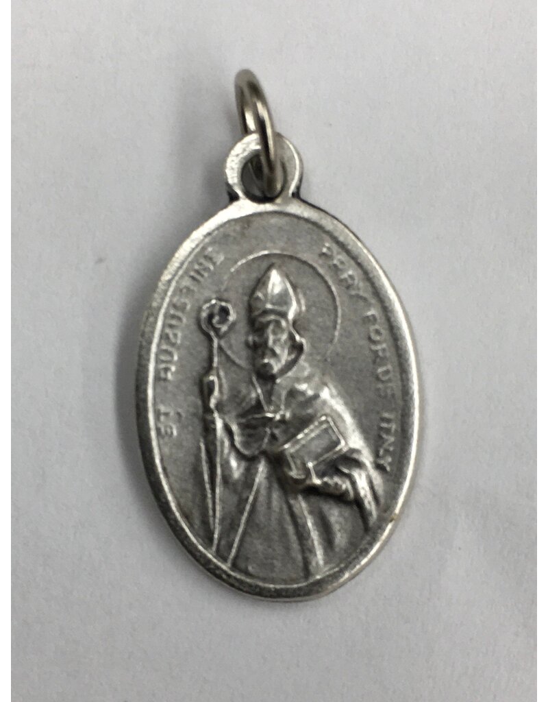 Lumen Mundi St. Augustine Oxidized Medal