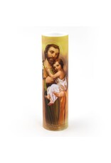 LED Candle: St. Joseph
