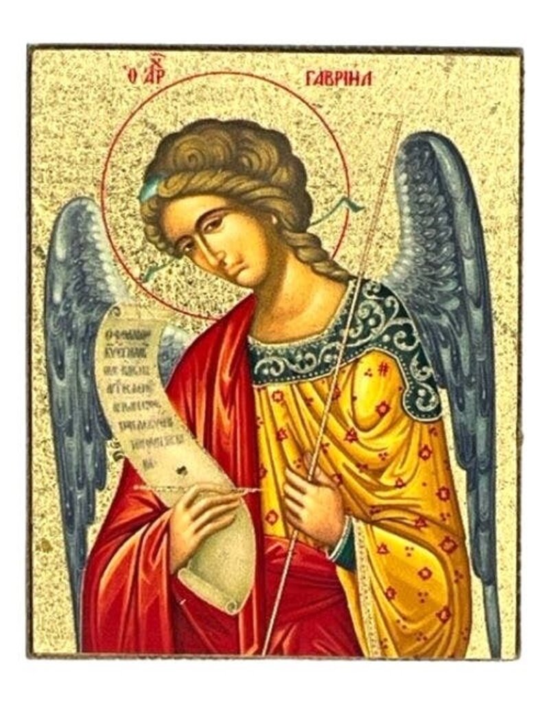 Archangel Gabriel Silk Screen Icon Magnet