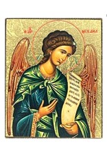 Archangel Michael Silk Screen Icon Magnet