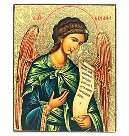 Archangel Michael Silk Screen Icon Magnet